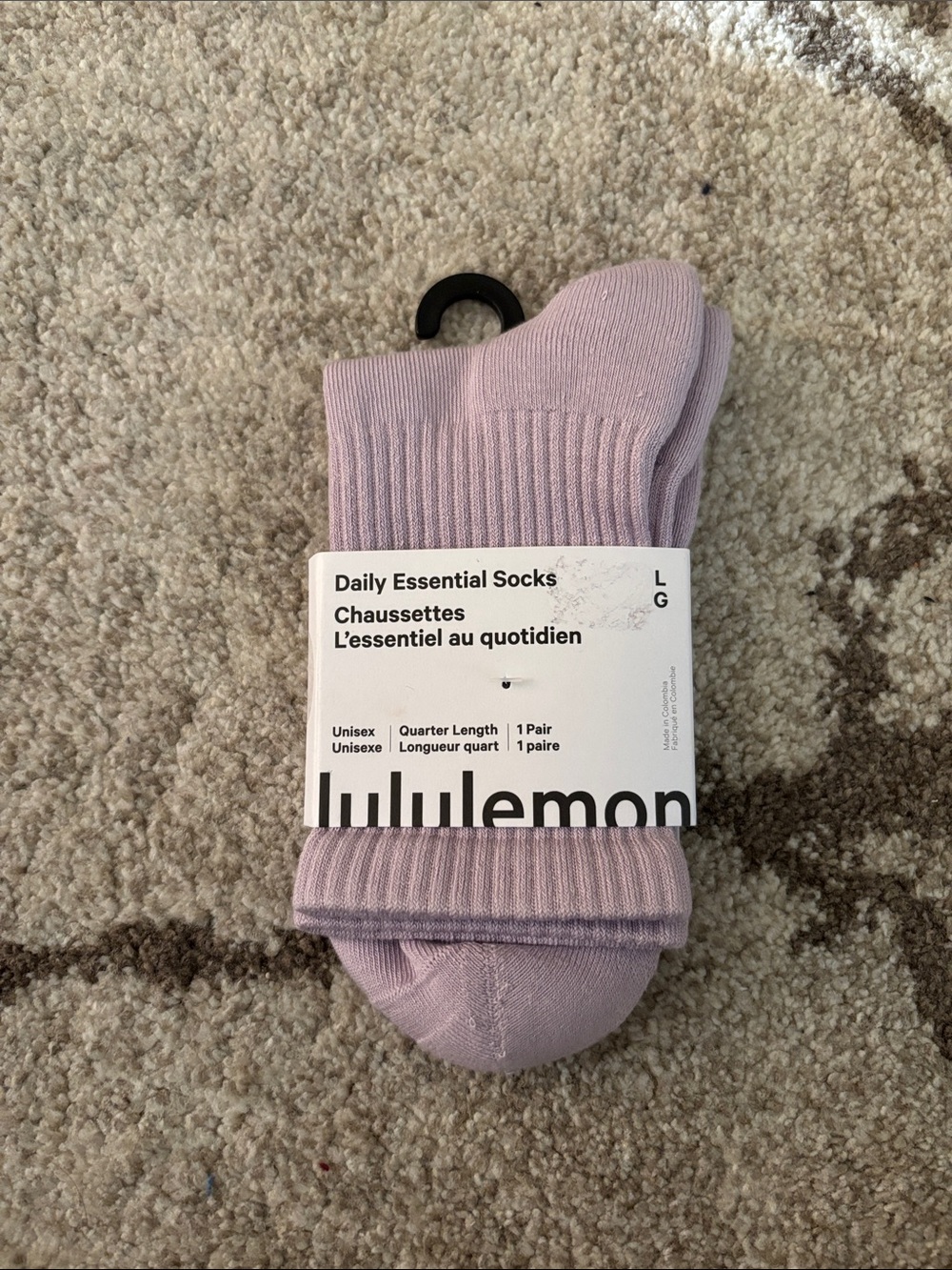 lululemon athletica Quarter-Length Socks - Light Lavender
